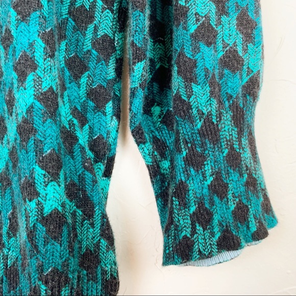 DANA BUCHMAN Teal Turquoise Jade Dream Sweater L - Picture 4 of 7